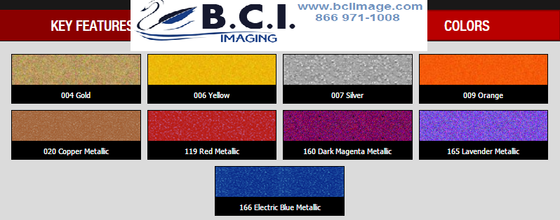 FDC Hot Metallic 9107 Thermal Advantage Heat Transfer Film